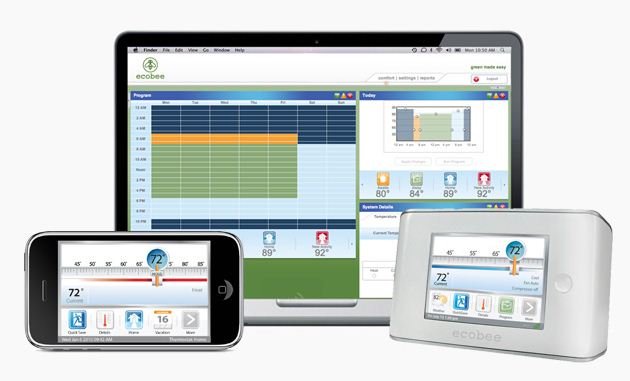 an ecobee thermostat