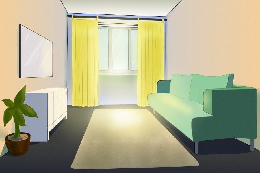 a rendering of the interior of a home