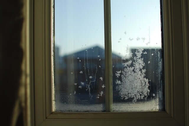 frost on a window