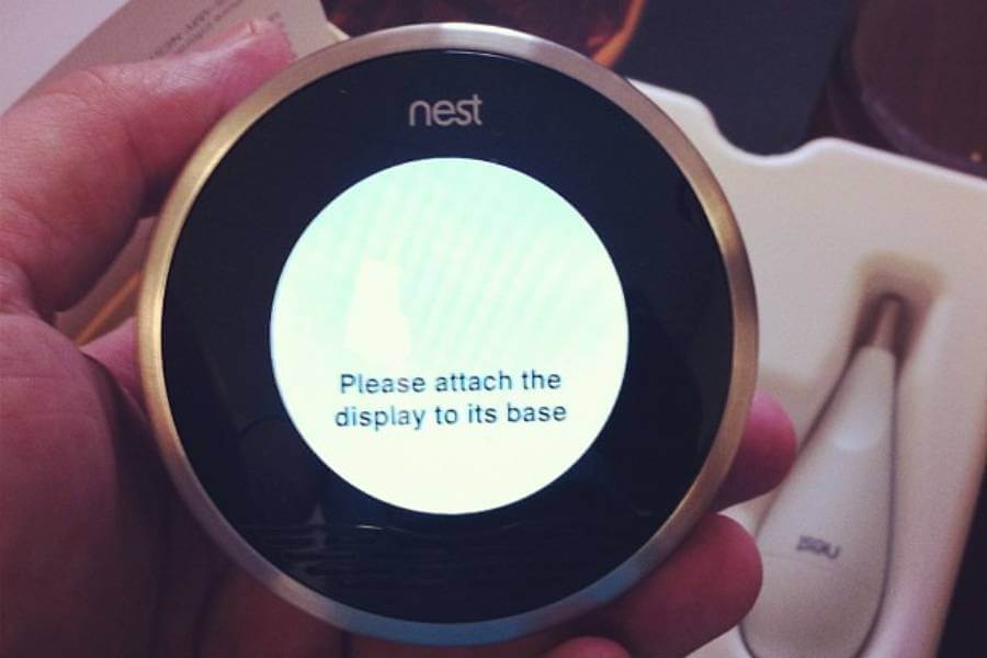 a programmable thermostat