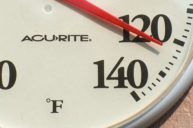a thermometer