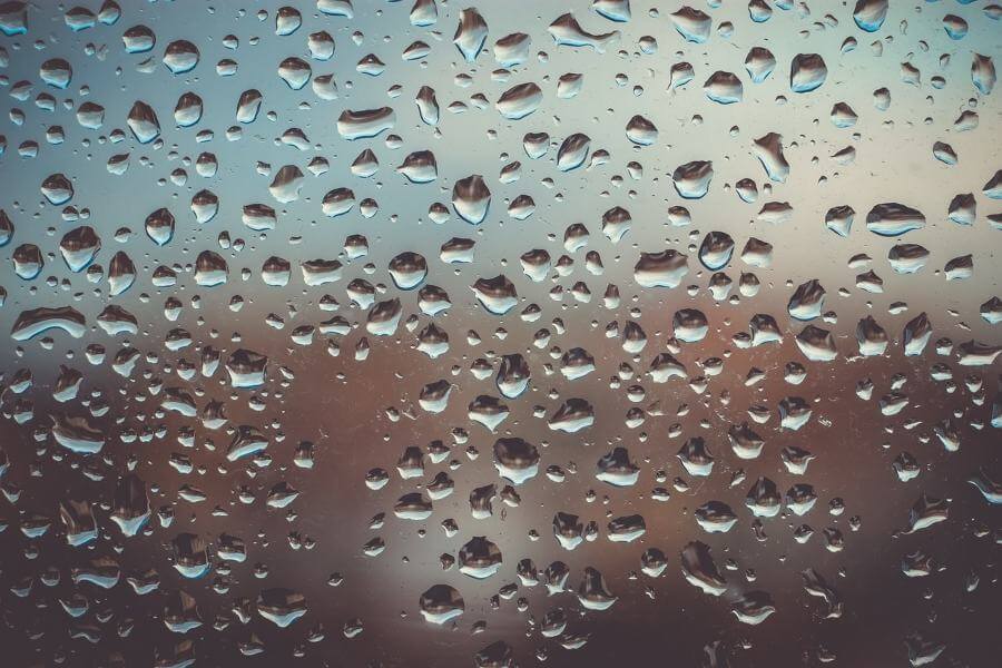 water droplets on a window San Marcos TX