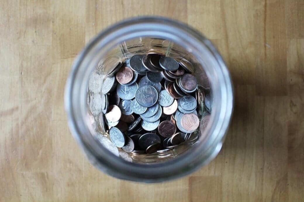 a jar of change